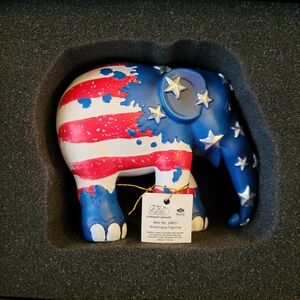 Elephant Americana Figurine